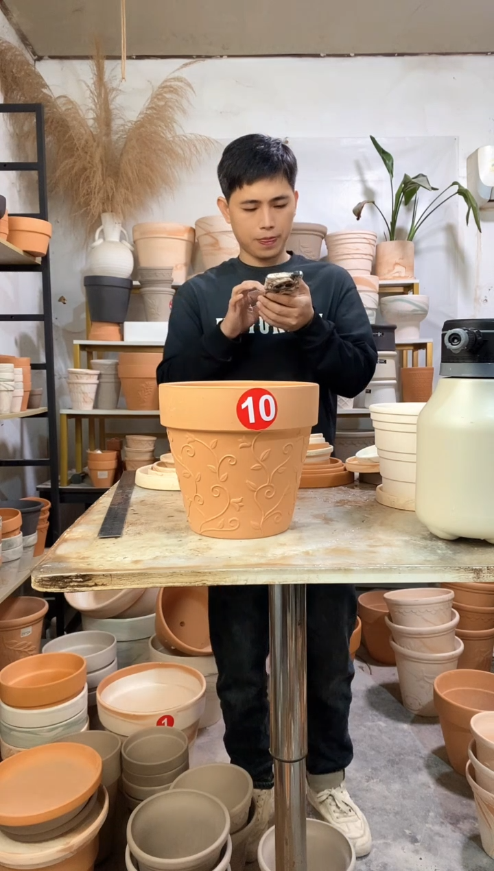 20*19红陶国际藤纹 1盆无托