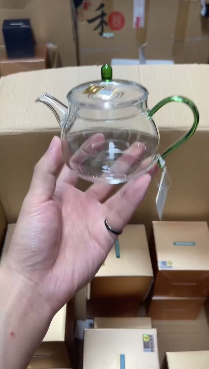 【闪购商品】禾器/晶彩青云壶/湖绿