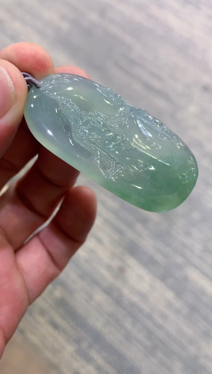 颈饰未镶嵌翡翠天然A货翡翠