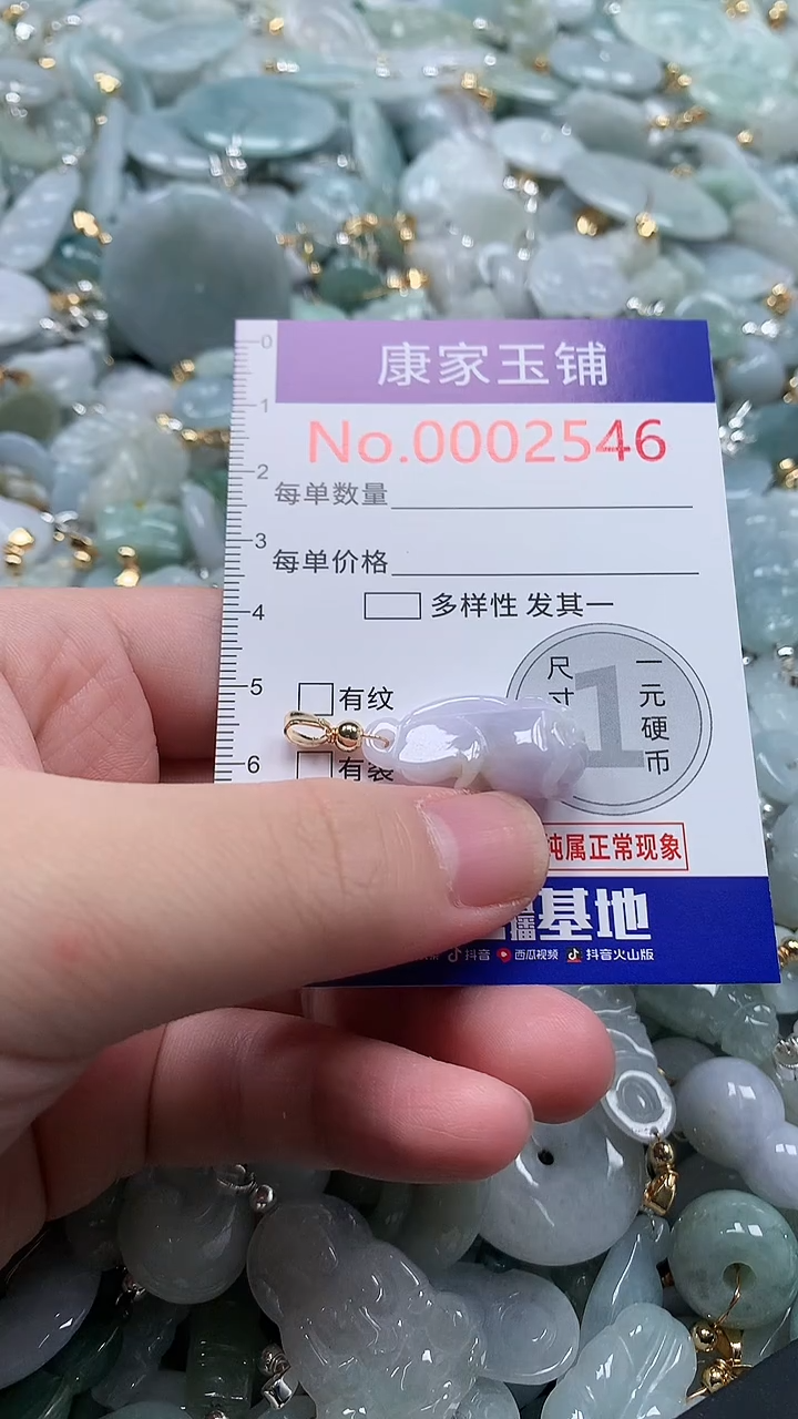 翡翠未镶嵌吊坠(不含链)2546