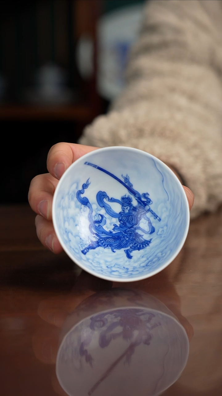沈燕红老师作品 非遗传承人 哪吒斗悟空
