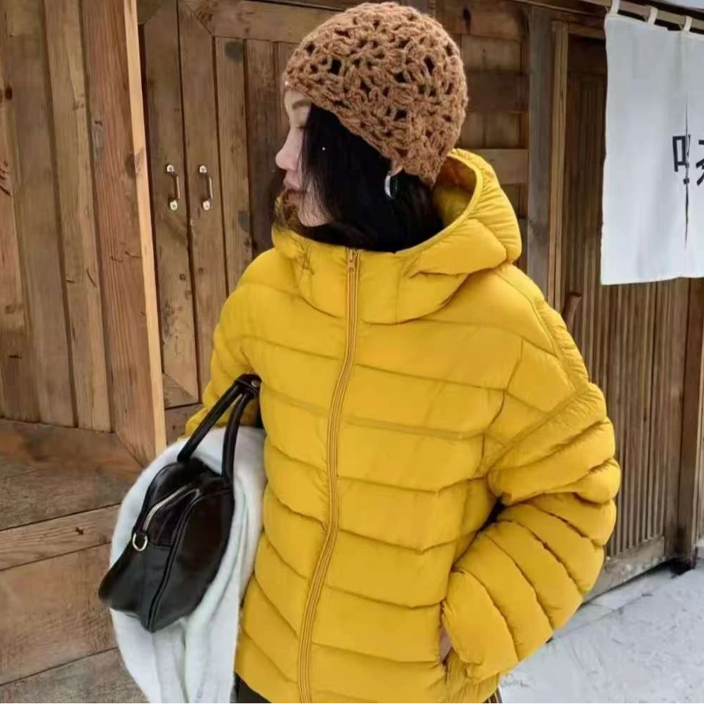 【现货爆款】排骨羽绒服女短款2025新款韩版宽松连帽冬装外套A