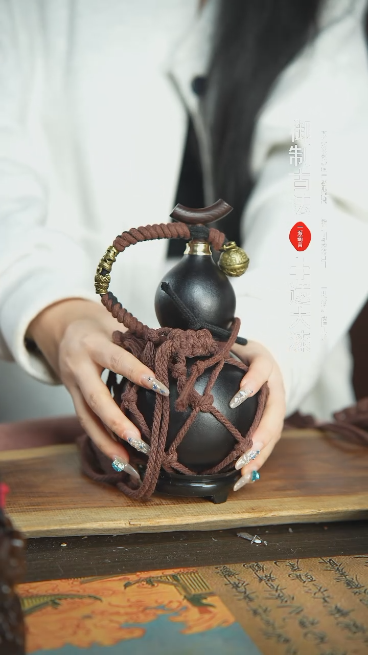 【闪购商品】359号精品大漆酒葫芦防腐防渗装水茶酒