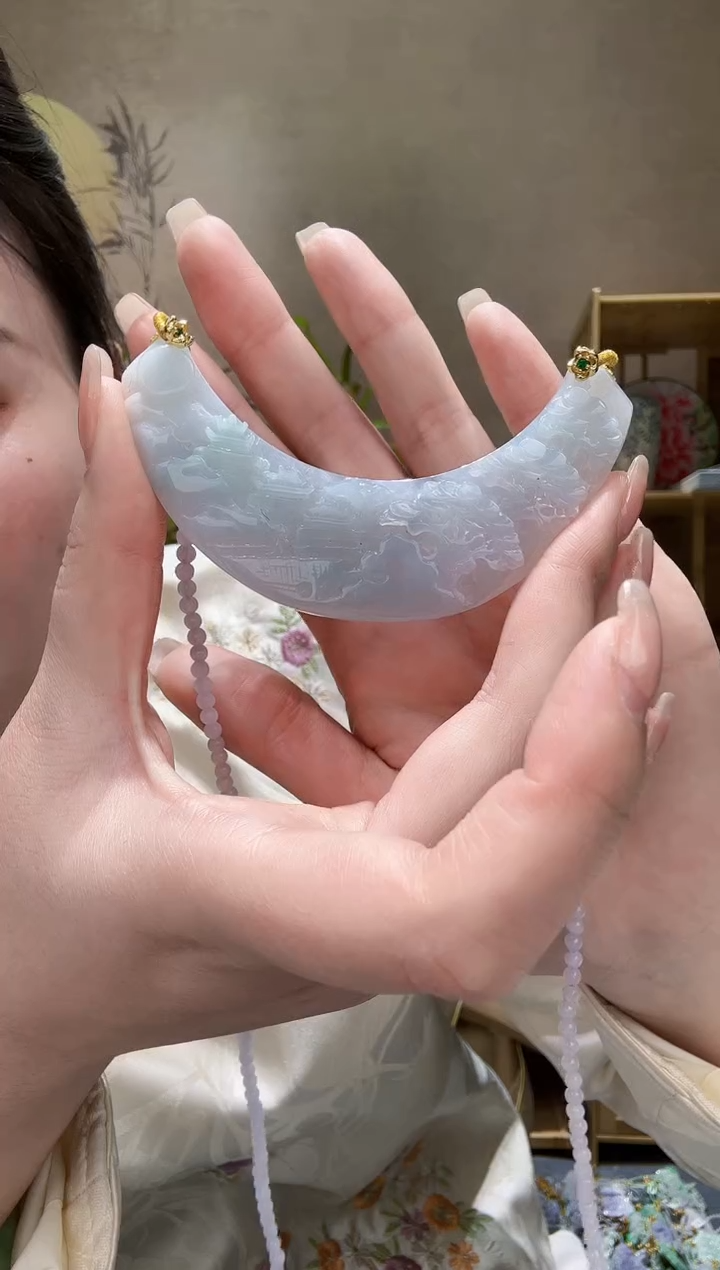 【闪购商品】翡翠颈饰未镶嵌吊坠