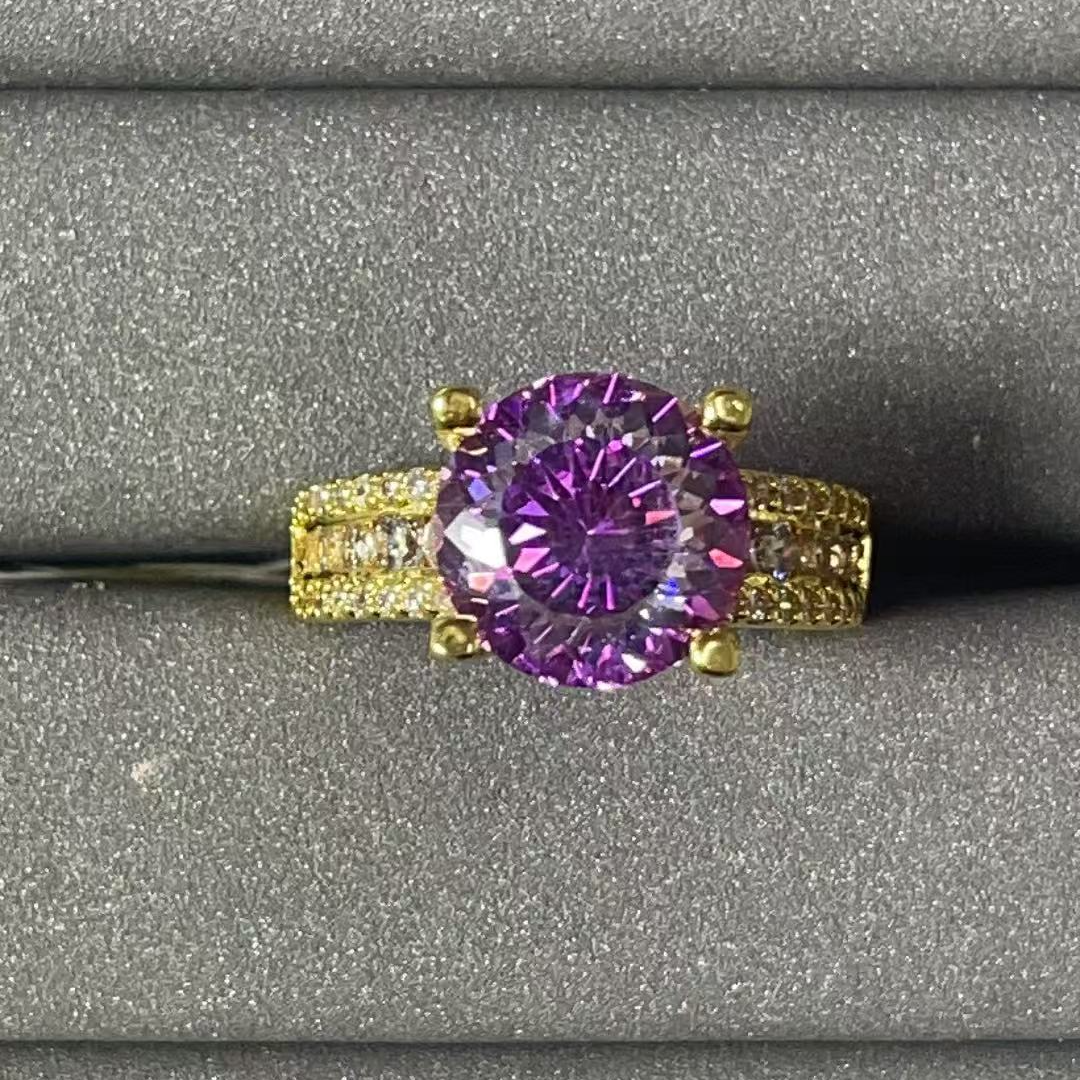 宝阁甄选紫粉戒指352