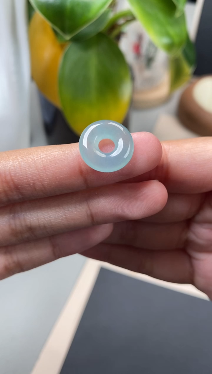 【闪购商品】翡翠颈饰未镶嵌翡翠冰晴甜甜圈