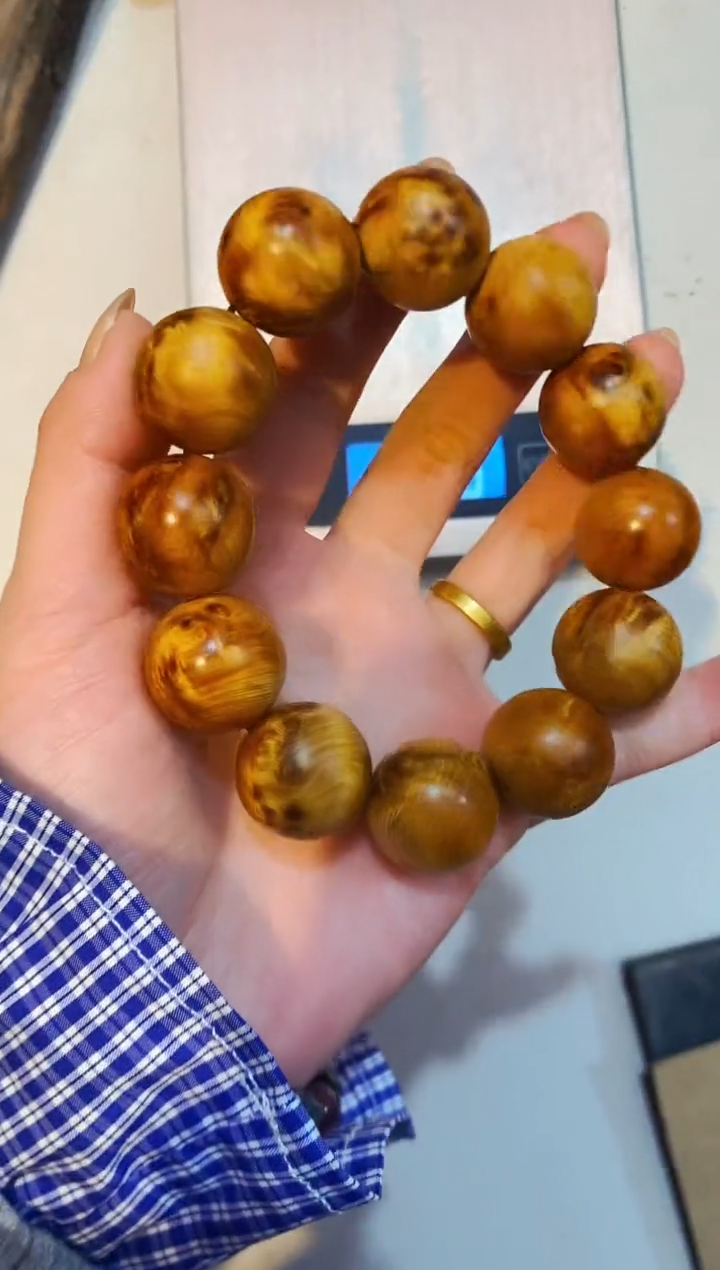 柏木（崖柏）65瘤2.0单条北太行崖柏手把件手串