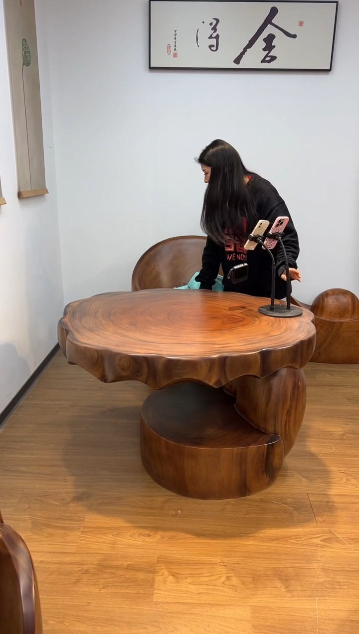 【闪购商品】稳定木实木创意茶桌