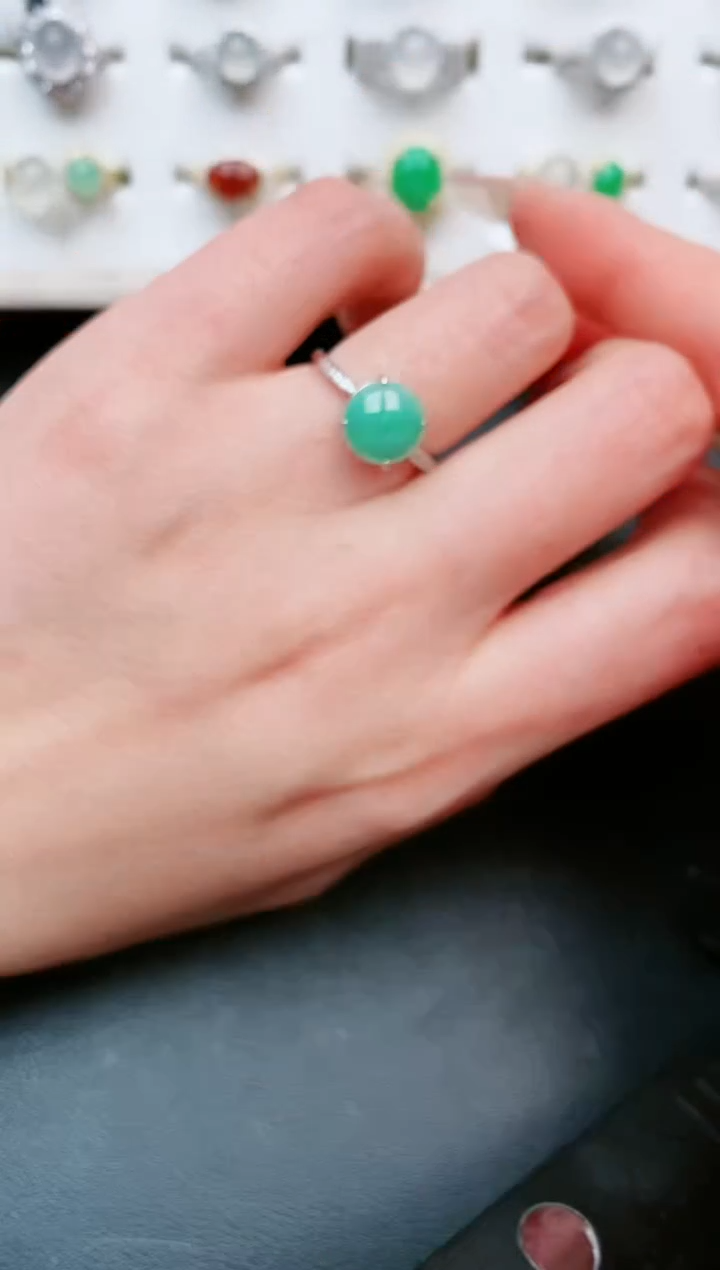 【闪购商品】翡翠戒指银S925镶嵌.....