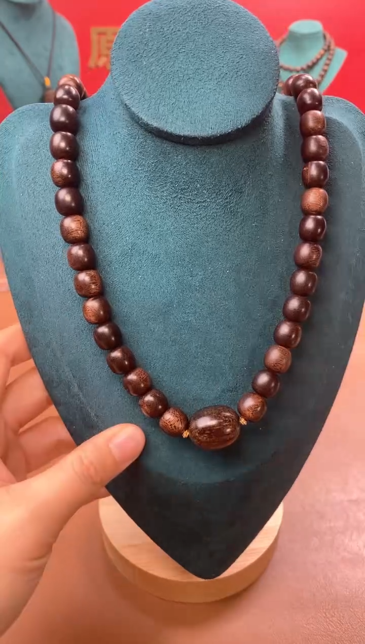 【闪购商品】沉香手串P紫棋玉化10*10老型三圈款
