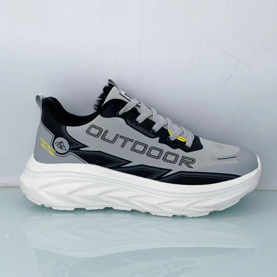 【一森家】新款加绒百搭时尚舒适轻便低帮休闲跑步运动鞋268