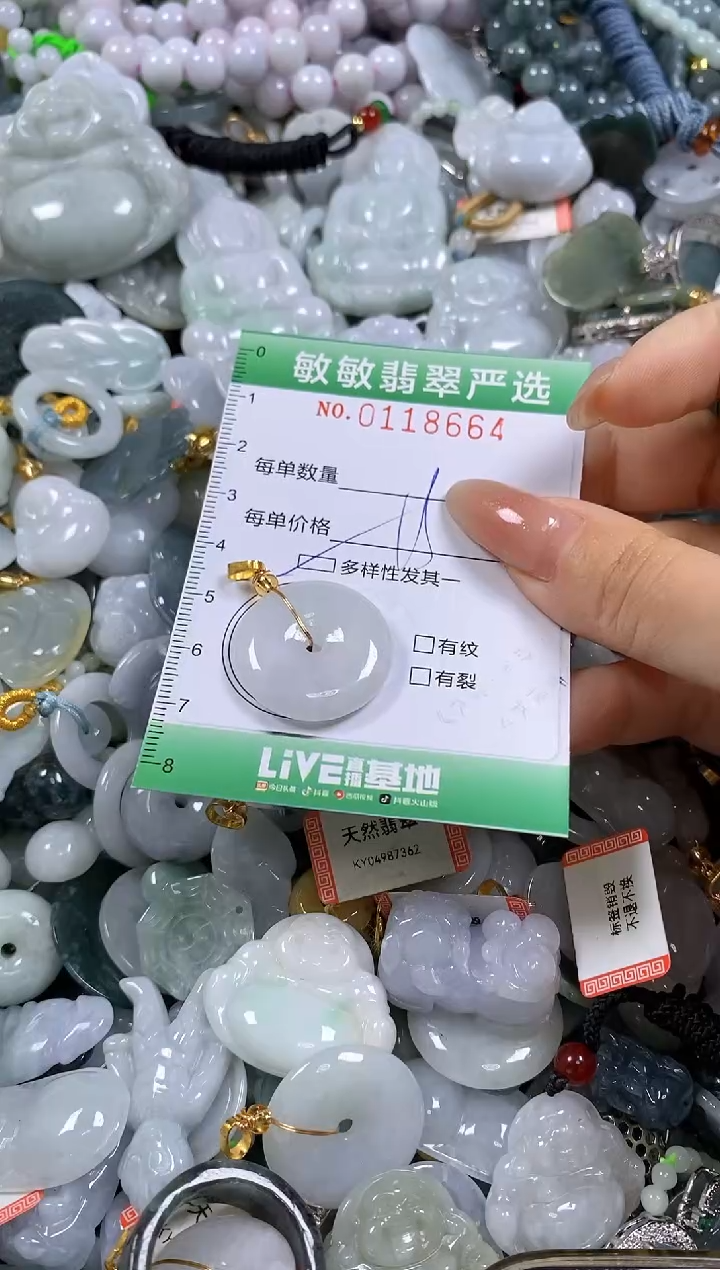 【闪购商品】翡翠颈饰未镶嵌闪购0118664多样性发其一