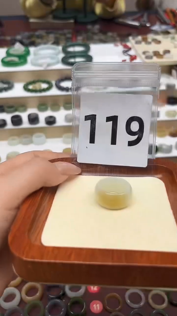 【闪购商品】和田玉戒指未镶嵌港码12号，内径16.2mm