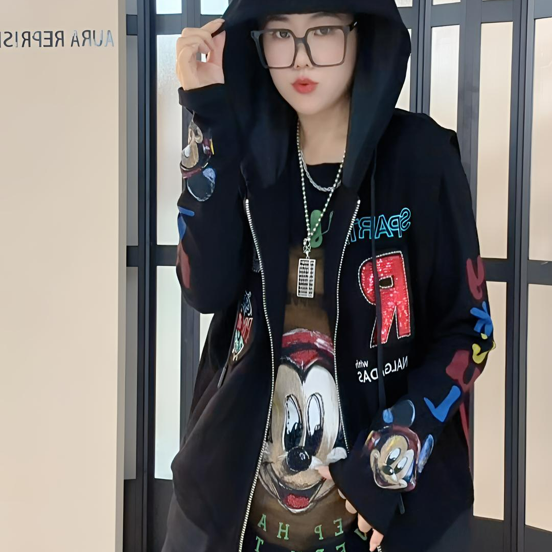潮牌秋款新品连帽马甲显瘦百搭洋气宽松女款马甲