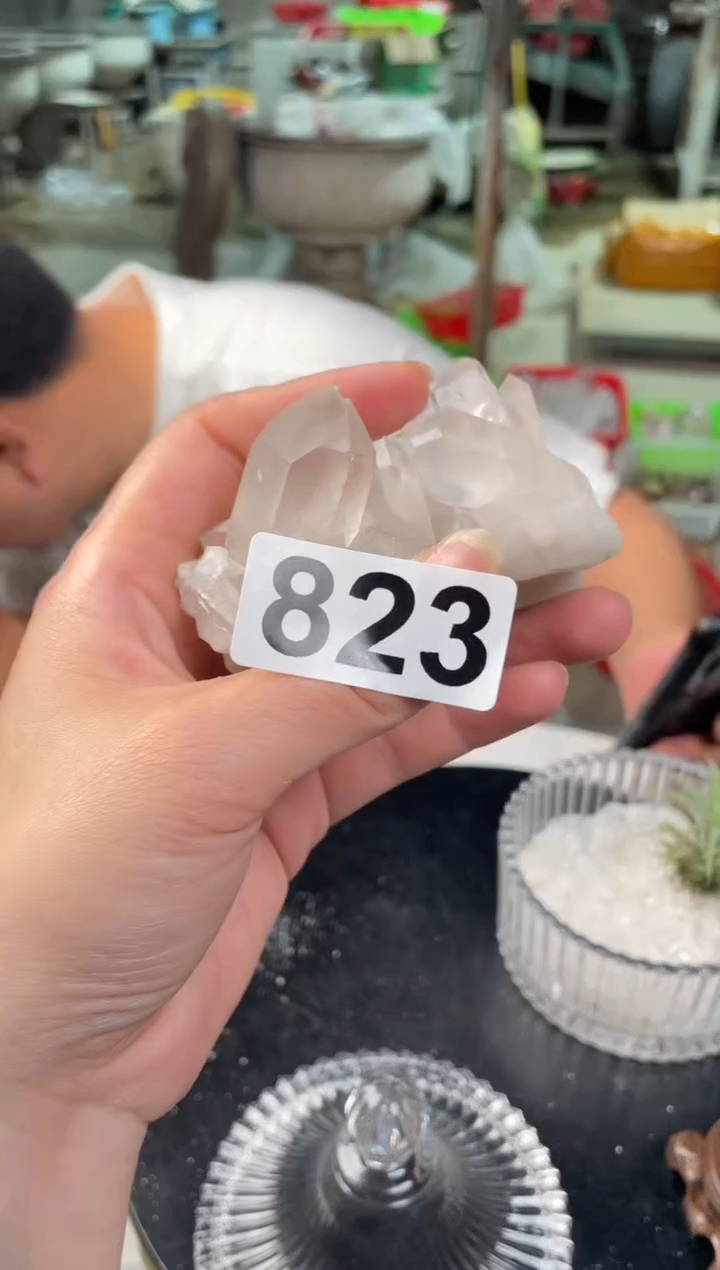 未镶嵌水晶大型摆件（非配饰）白水晶簇823 180克