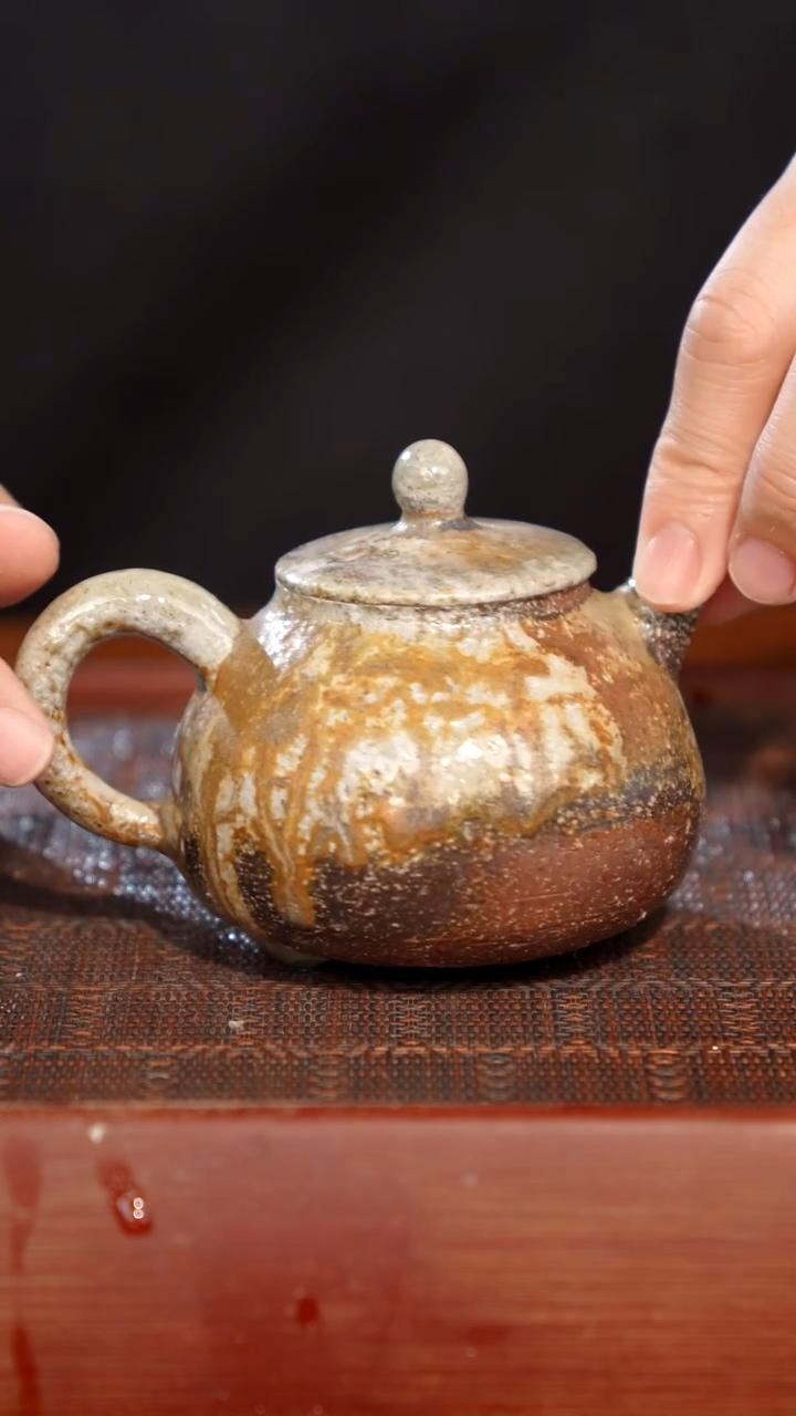 陶瓷奢瓷/瑞寅柴烧茶器（壶）772微瑕