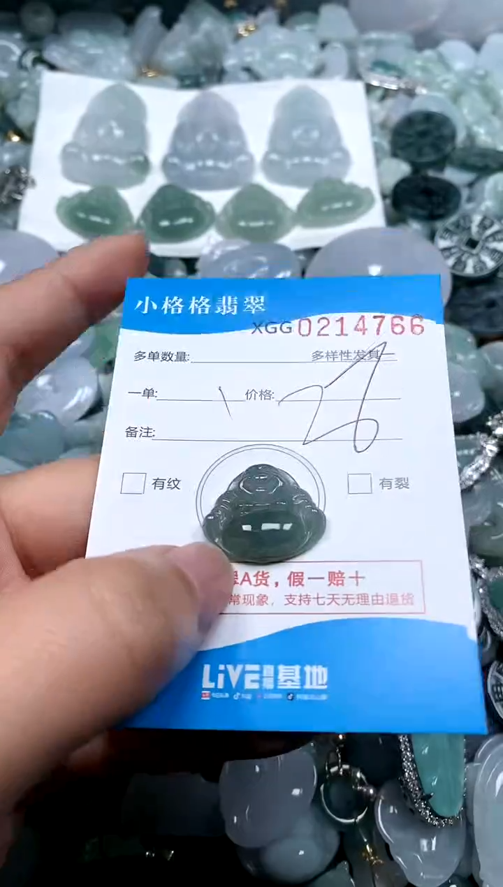 【闪购商品】翡翠颈饰未镶嵌闪购商品0214766