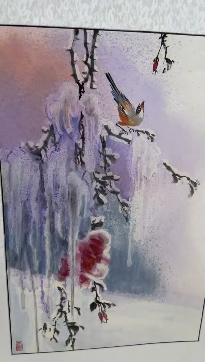 国画刘立荣亲笔绘画手绘作品D11