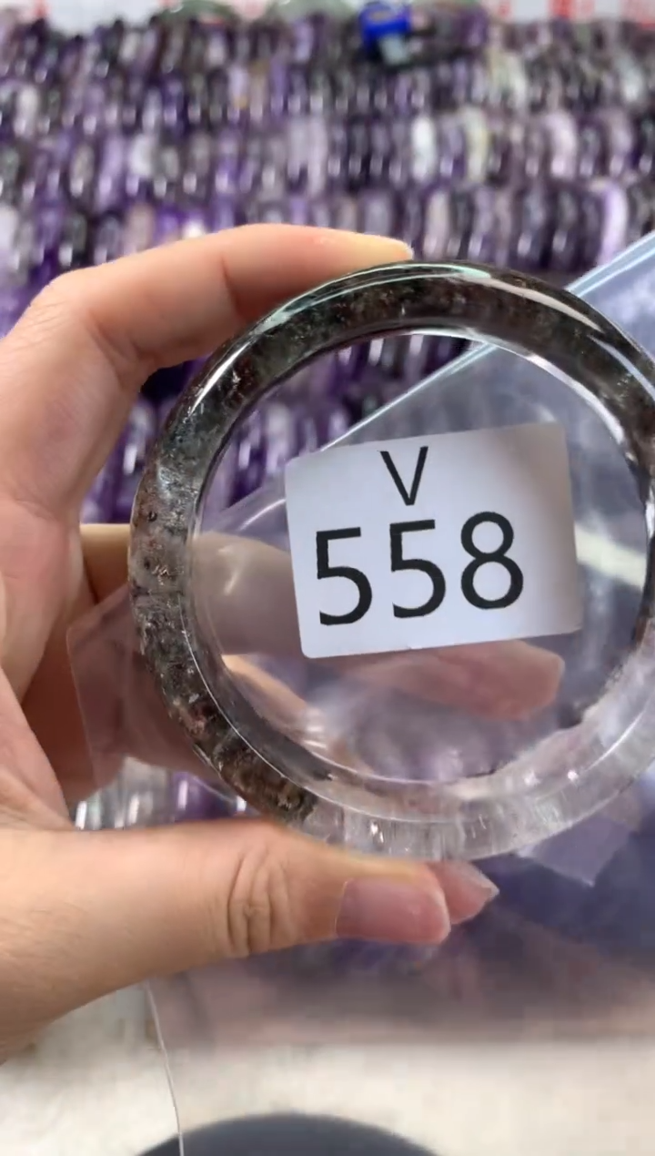 【闪购商品】水晶水晶手镯V未镶嵌558-62