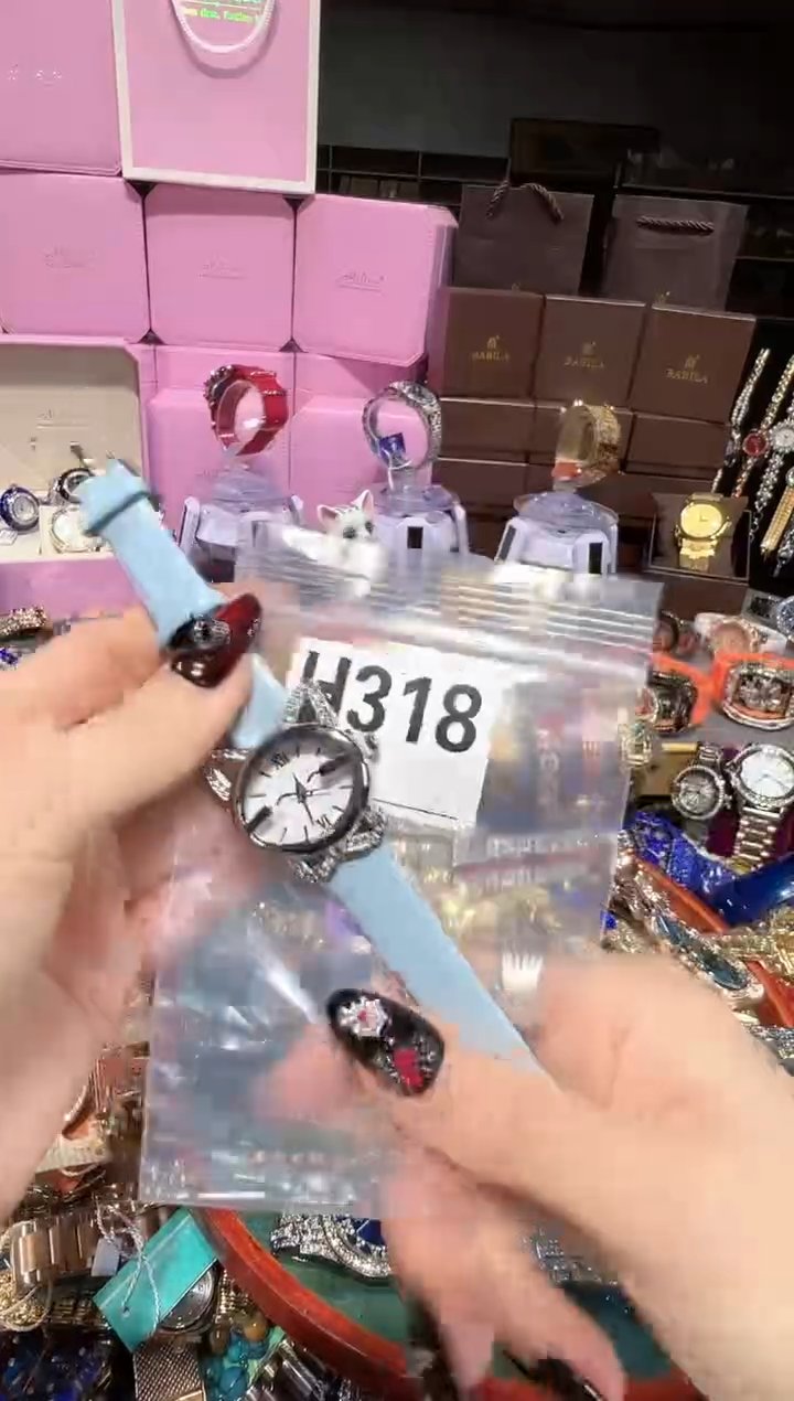 石英机芯不锈钢不锈钢直播定闪专用