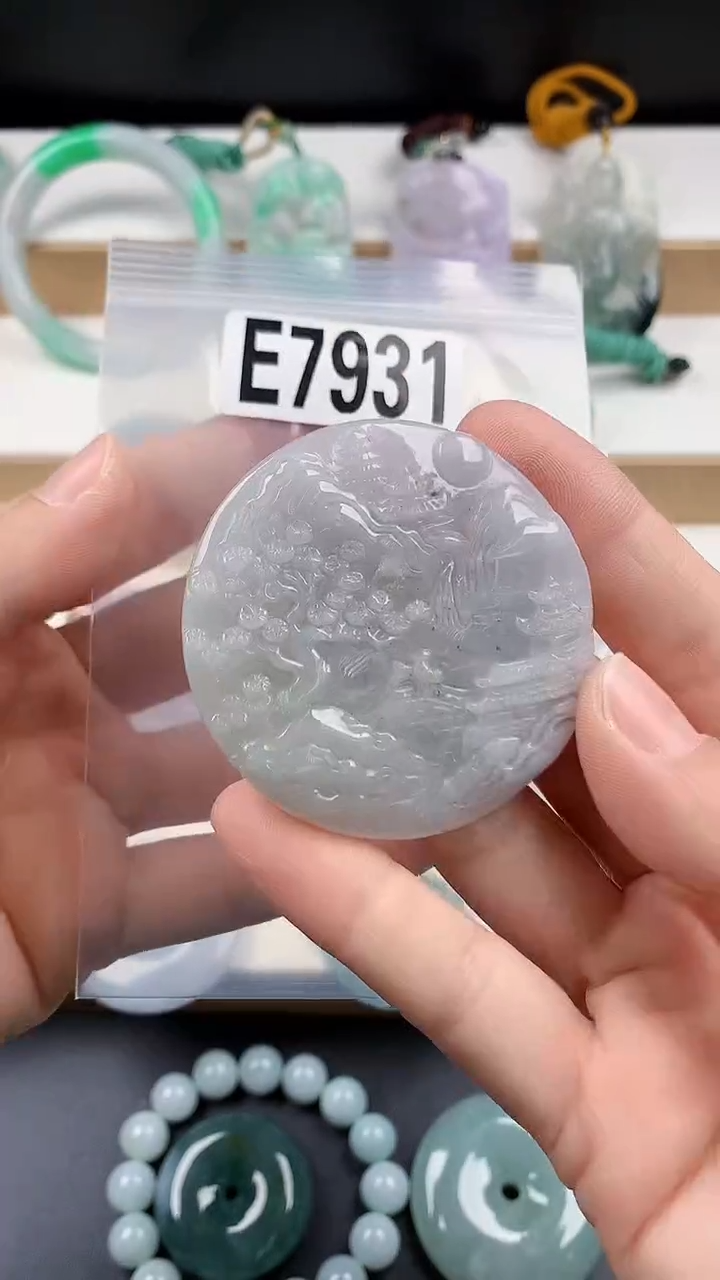 颈饰未镶嵌翡翠天然翡翠吊坠挂件