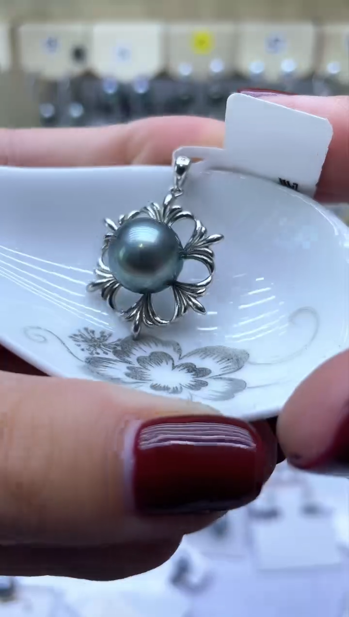 【闪购商品】海水珍珠颈饰未镶嵌海水大溪地吊坠