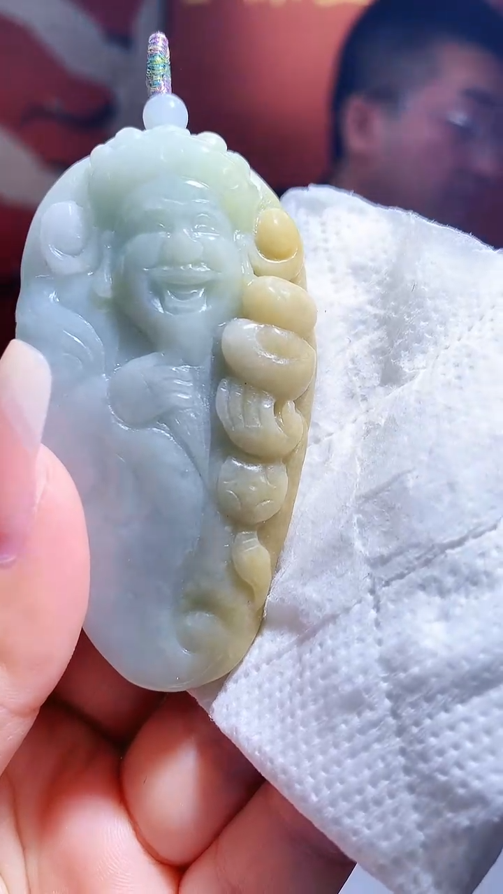 【闪购商品】定制翡翠未镶嵌1072xx-毛货挂件31