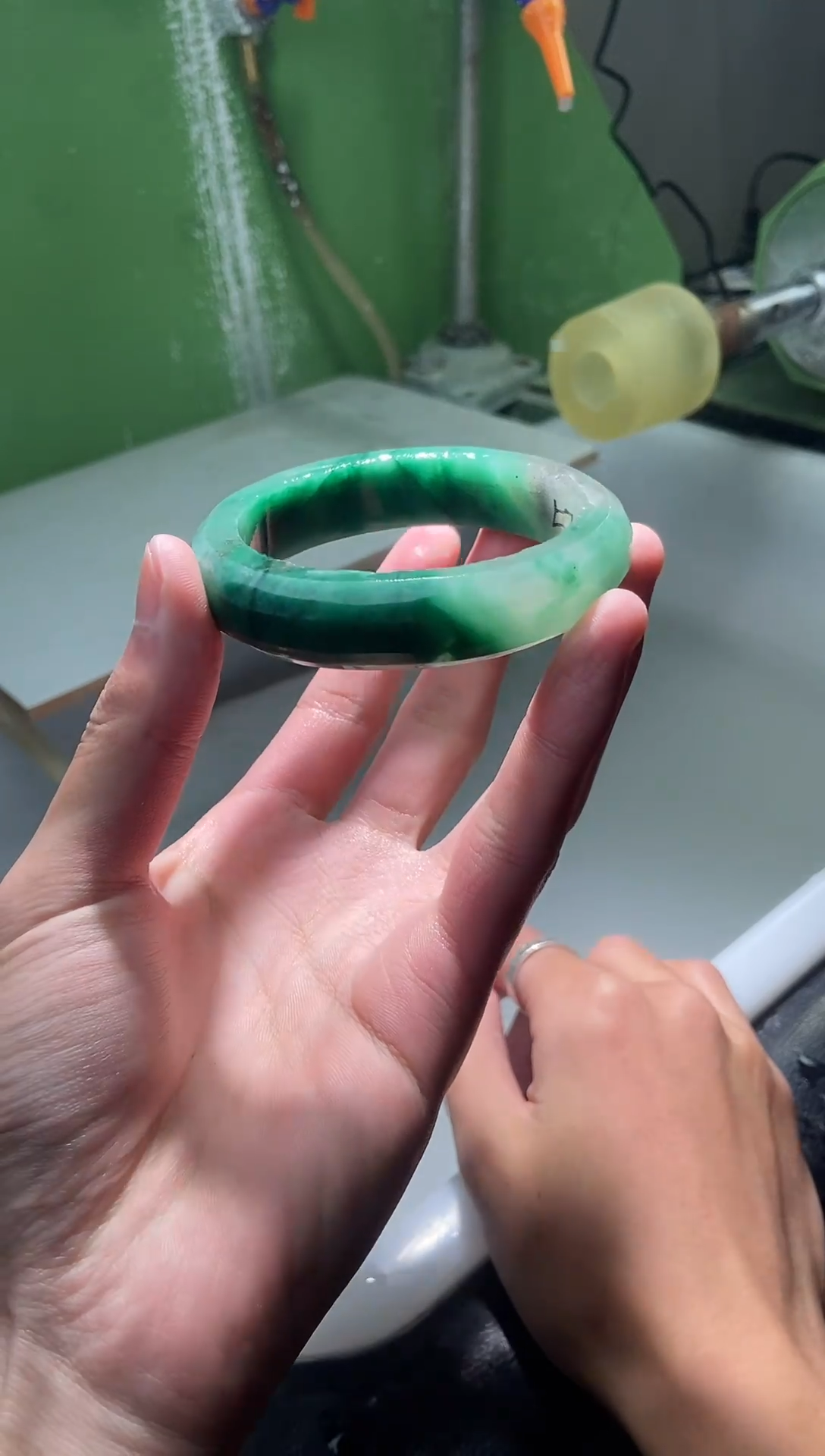 定制石英质玉（非洲翠）听*雨57