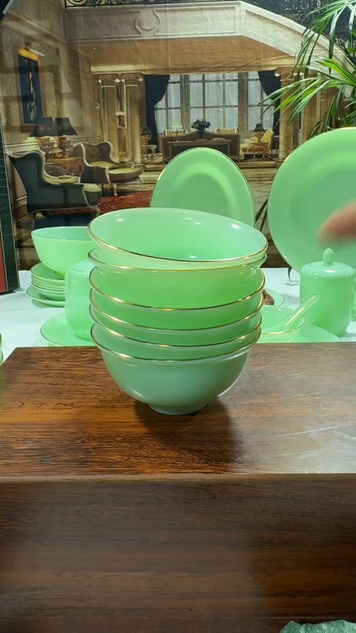 【闪购商品】... 4.5英寸玉瓷碗6个口径11.5厘米 