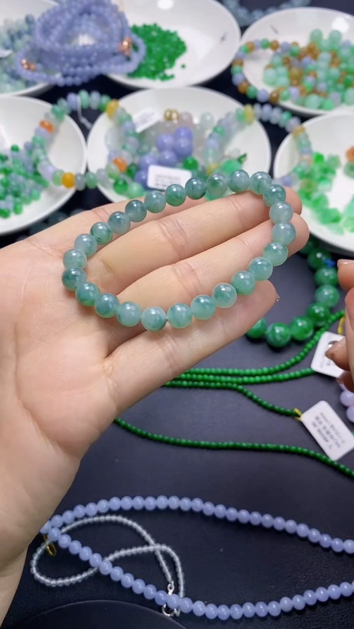 【闪购商品】翡翠散珠天然翡翠A货