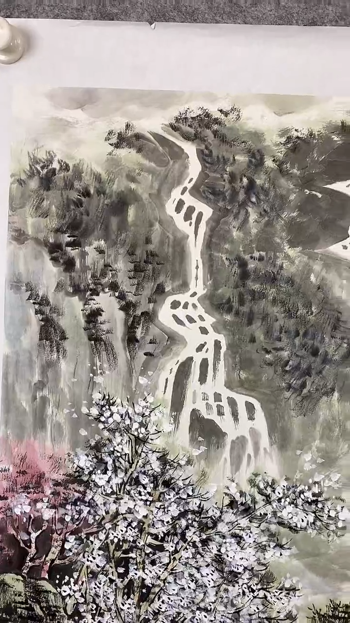 【闪购商品】国画绘画作品3平尺山水作品