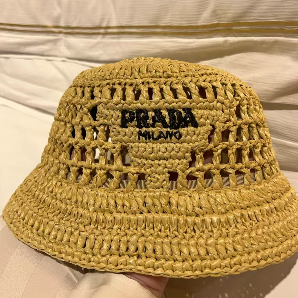 99新 Prada/普拉达 双双臻选/ck80107/普拉达渔夫帽