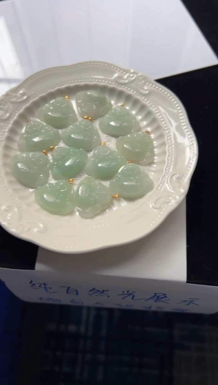 翡翠18K金镶嵌颈饰多样性发一件/5