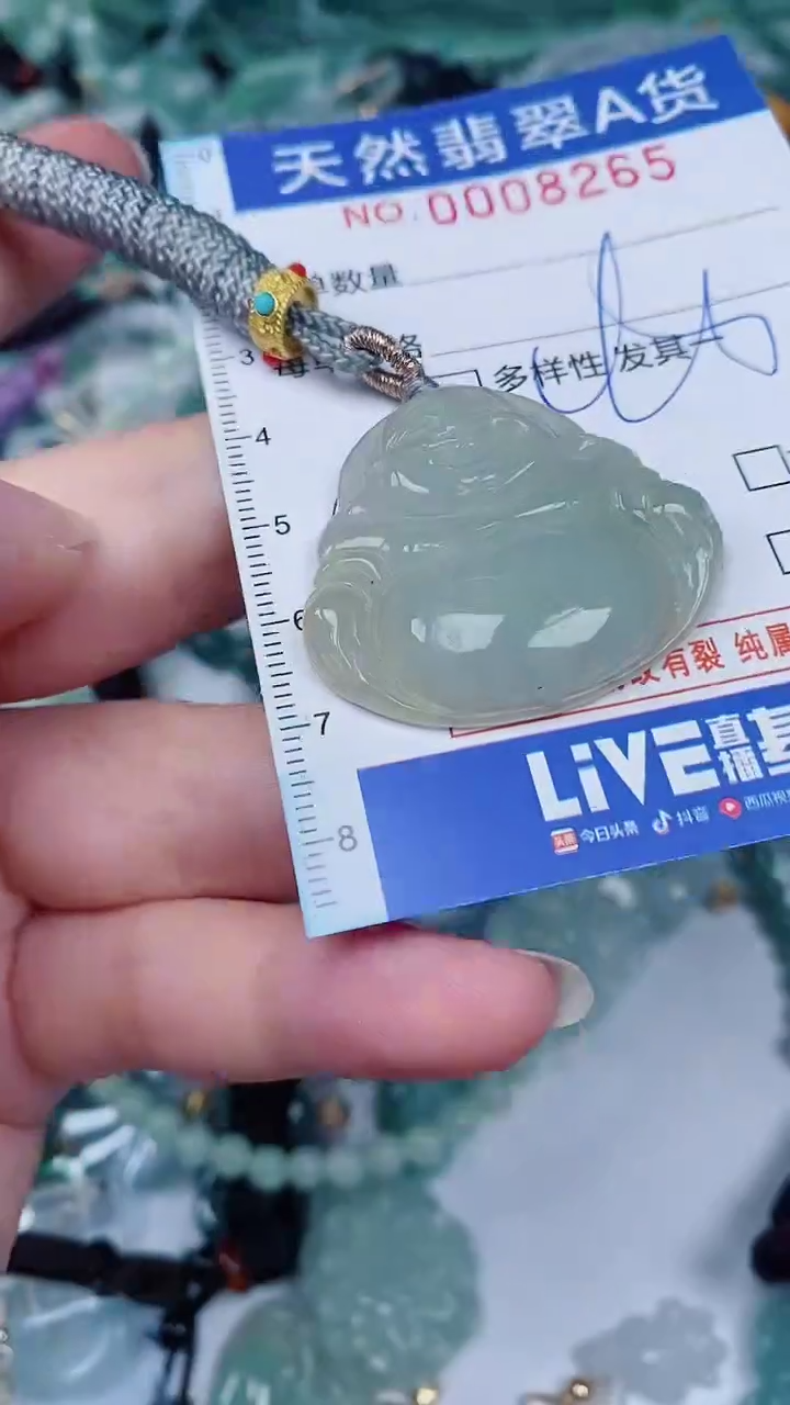 翡翠未镶嵌颈饰00008265