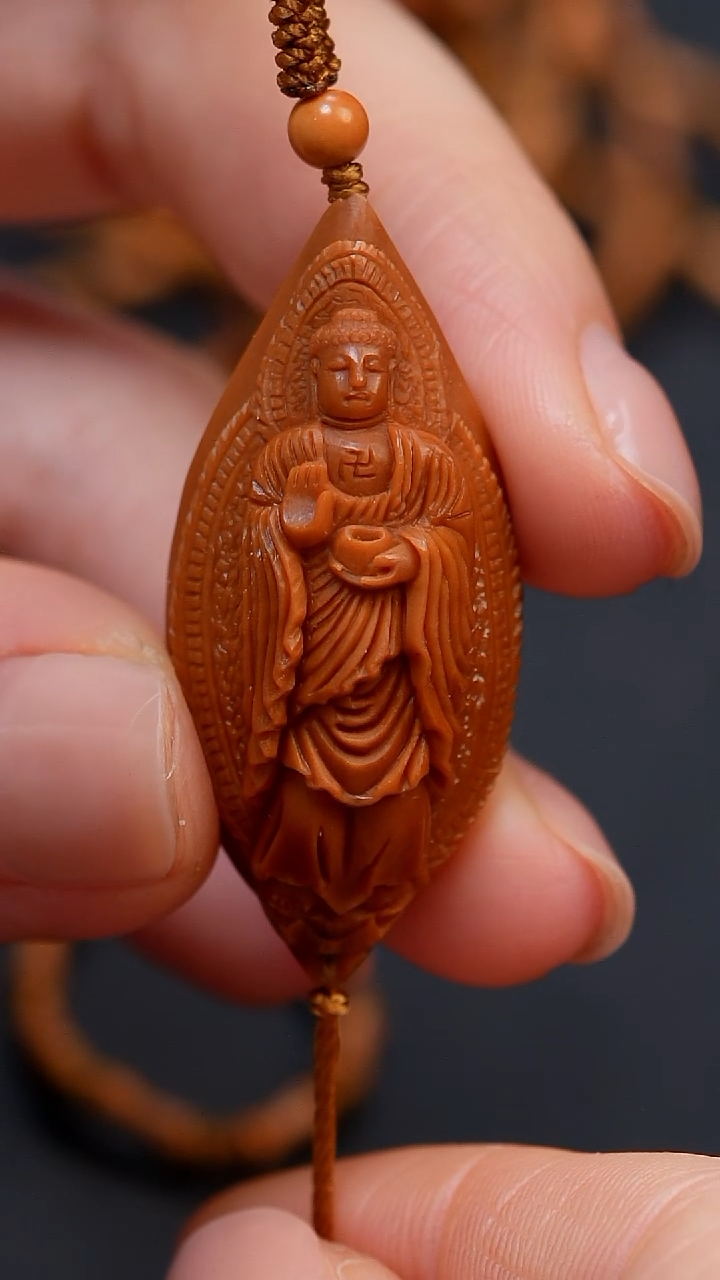 【闪购商品】橄榄核手串大日如来单颗