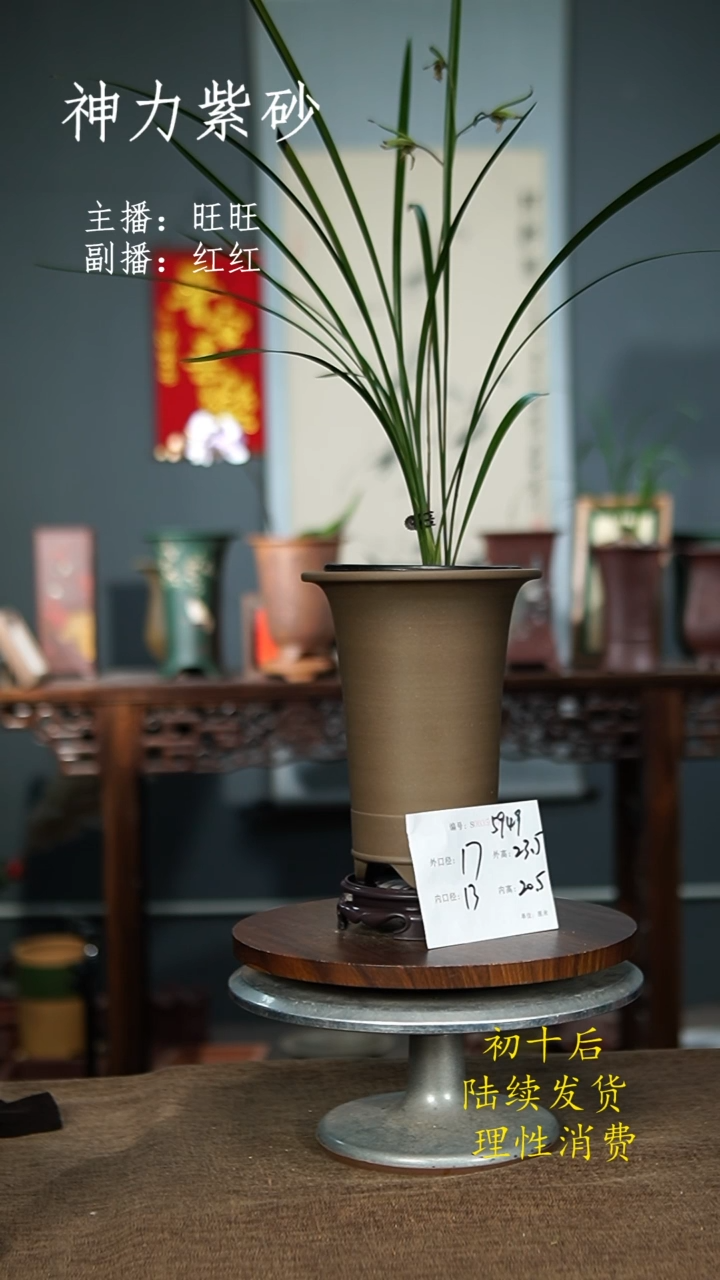 【闪购商品】紫砂花盆5949+S 紫砂花盆