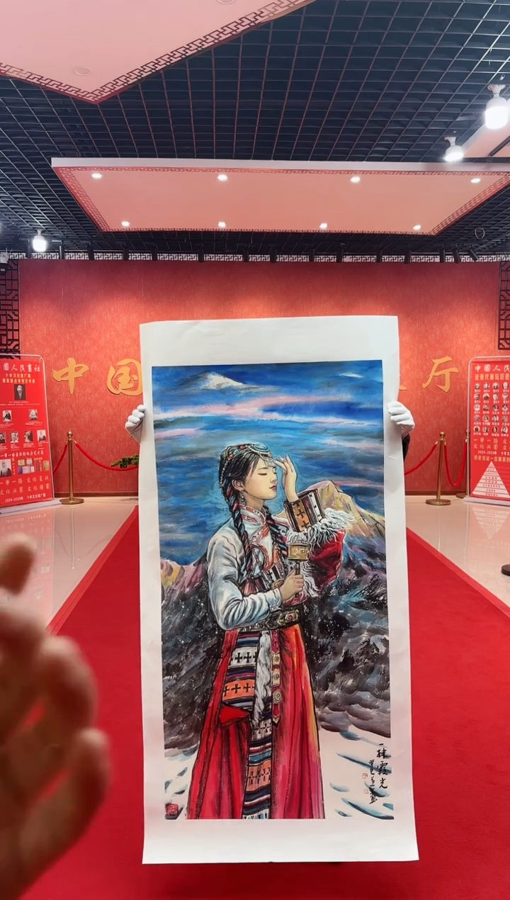 【闪购商品】国画道一老师亲笔绘画作品D58