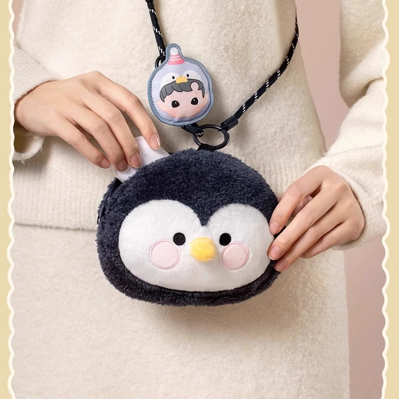 （代拆）HACIPUPU毛绒包盲盒动物贴贴系列斜挎包挂包