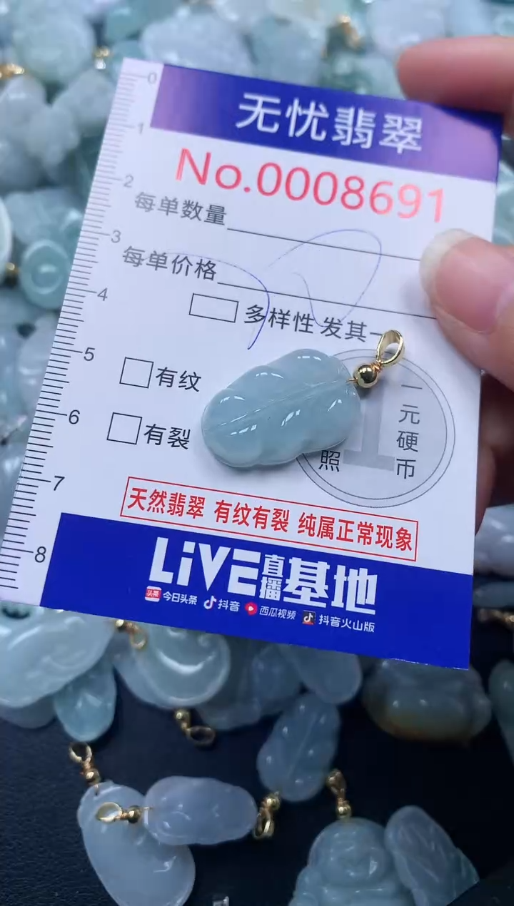 颈饰未镶嵌翡翠8691