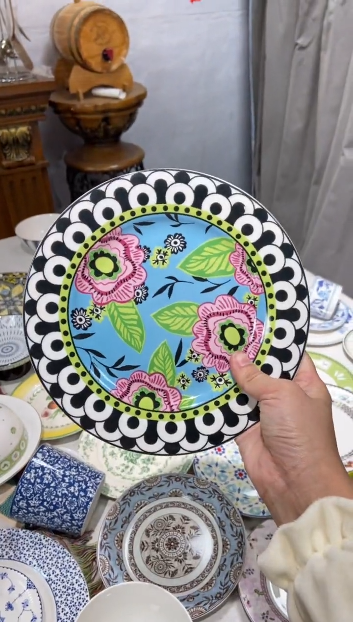 【闪购商品】瓷片陶瓷原单CC373餐具1个