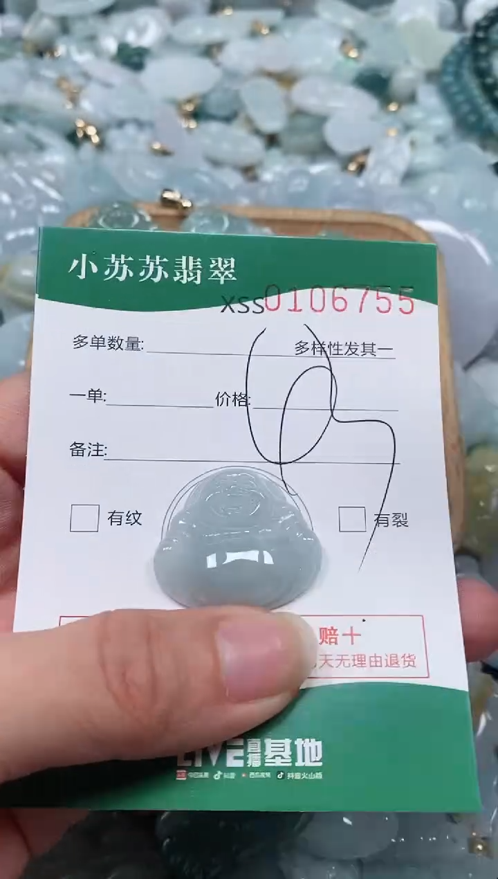 【闪购商品】翡翠颈饰未镶嵌闪购商品0106755