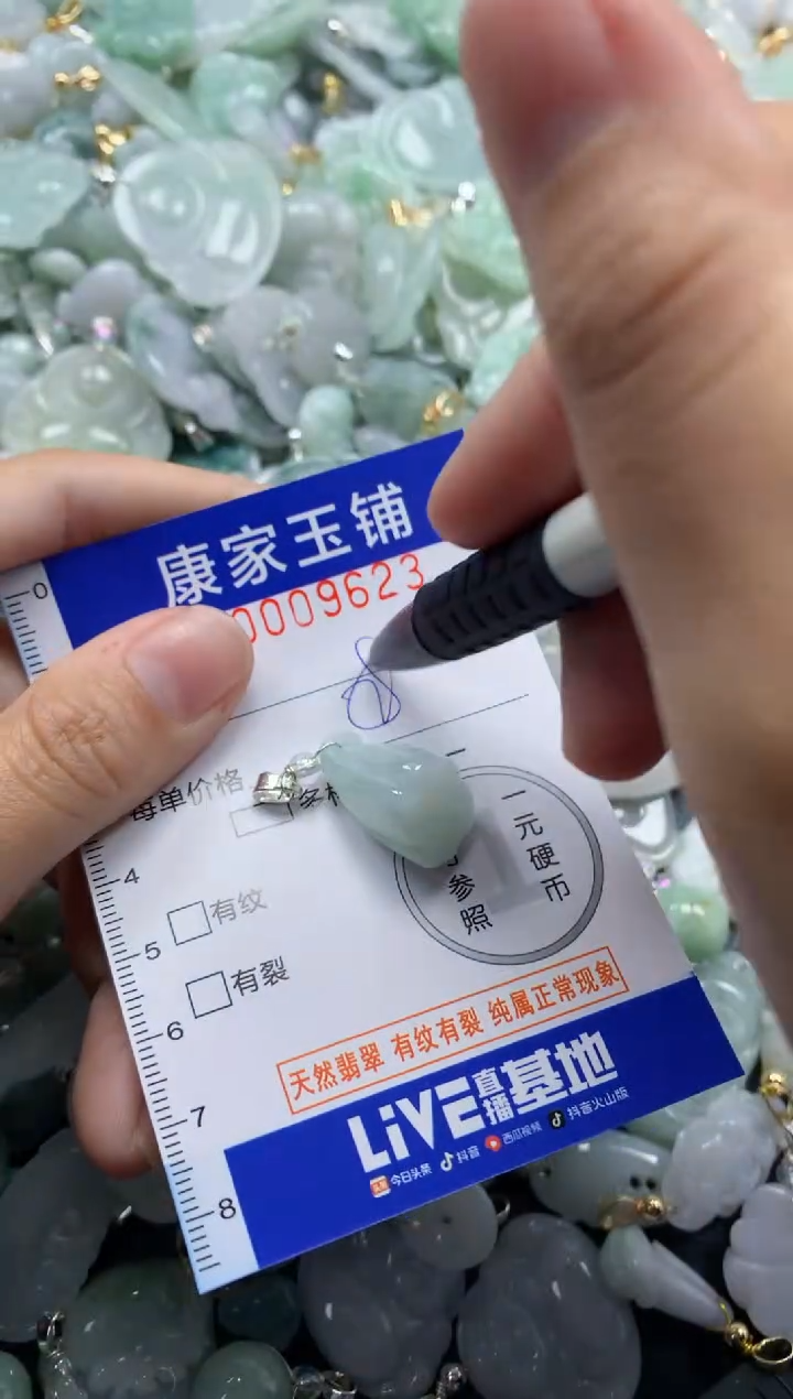 颈饰未镶嵌翡翠9623