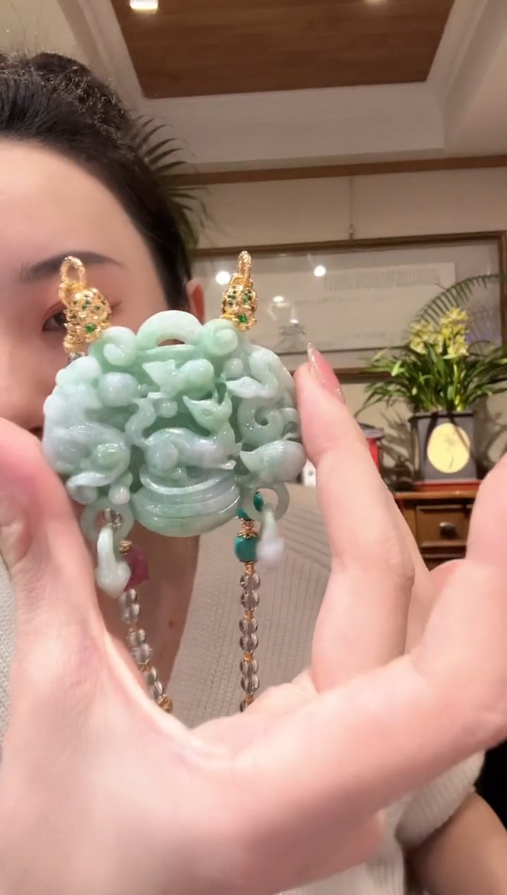 【闪购商品】翡翠颈饰未镶嵌国风