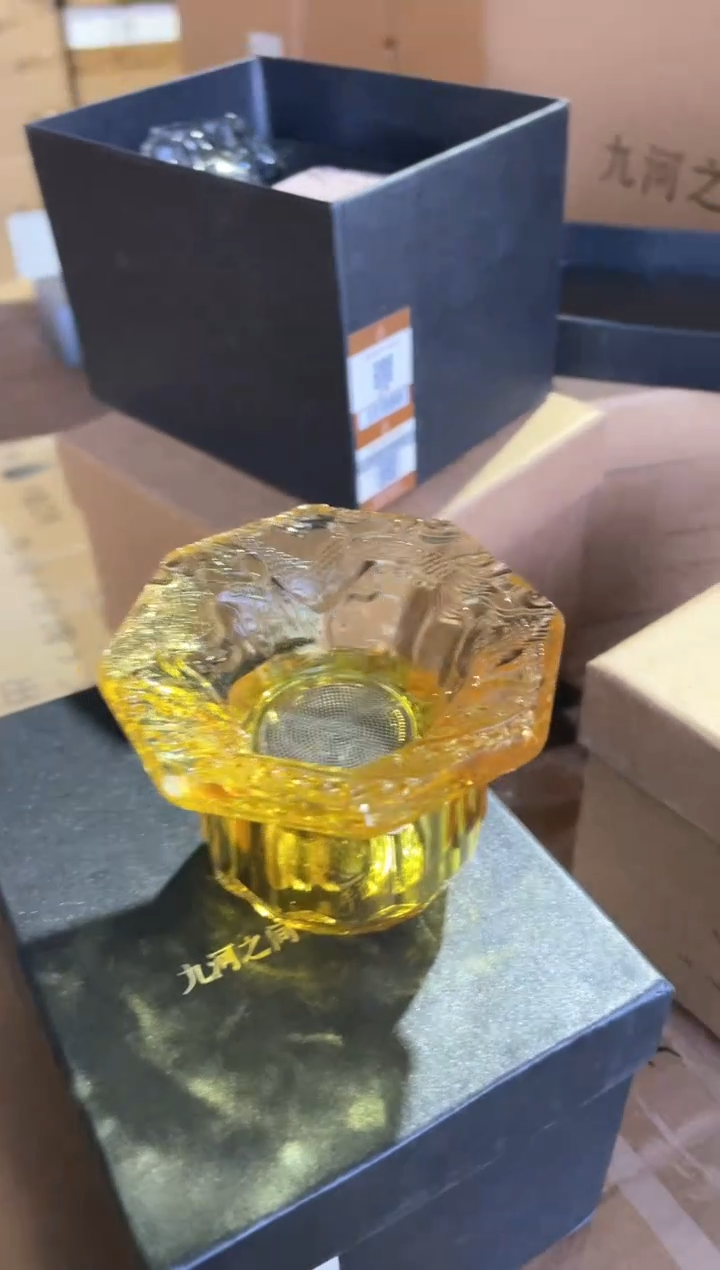 【闪购商品】九河龙凤茶漏黄色