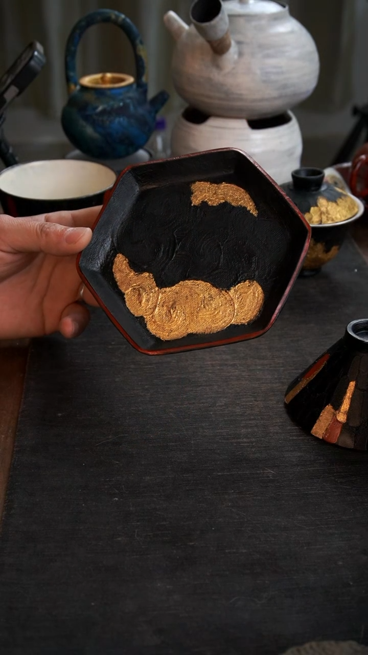 【闪购商品】其他大漆壶承小康茶器