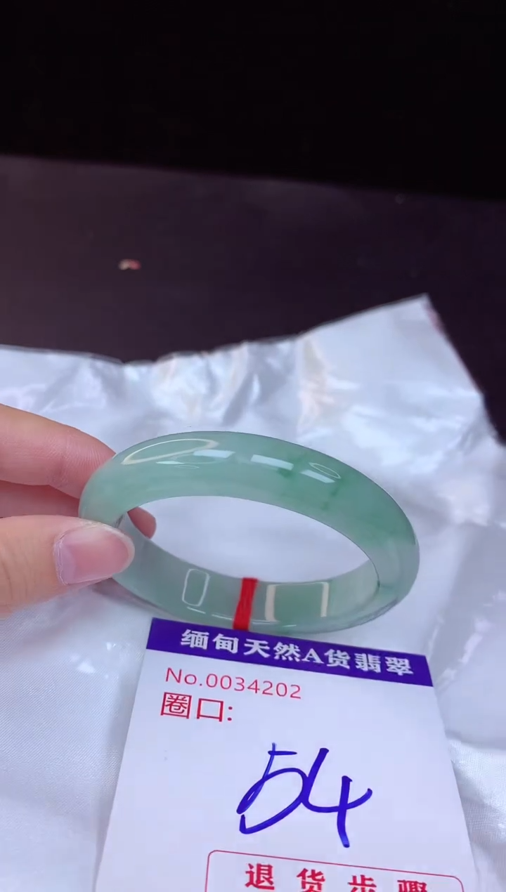 【闪购商品】翡翠手镯未镶嵌54+             