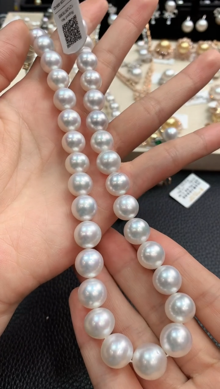 【闪购商品】海水珍珠项链18K金镶嵌m53       