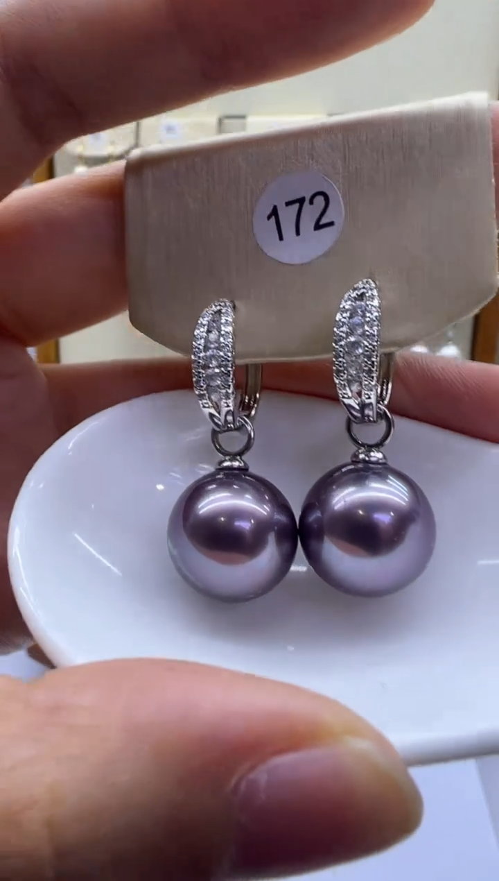未镶嵌耳饰淡水珍珠172