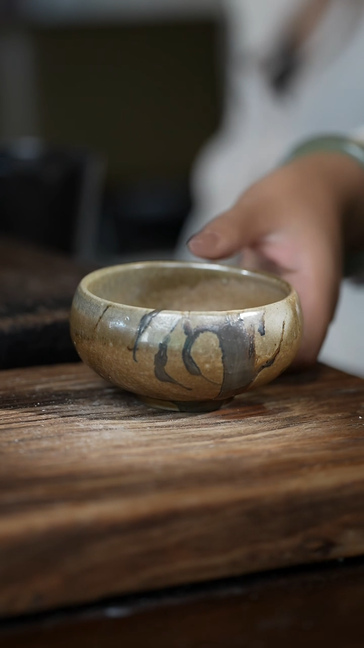 浪鬼柴烧无忌系列 杯微瑕