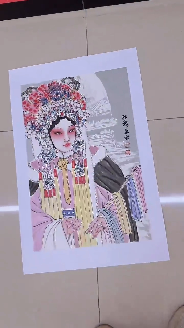 【闪购商品】国画陈红梅手绘国画